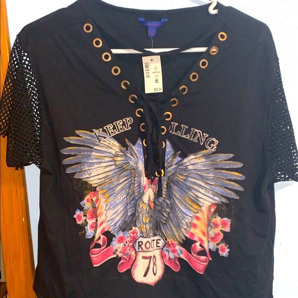 Mesh Sleeve crop top - Picture 1 of 1